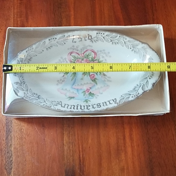 Vintage Dining Vintage Norcrest Fine China 25th Anniversary Dish